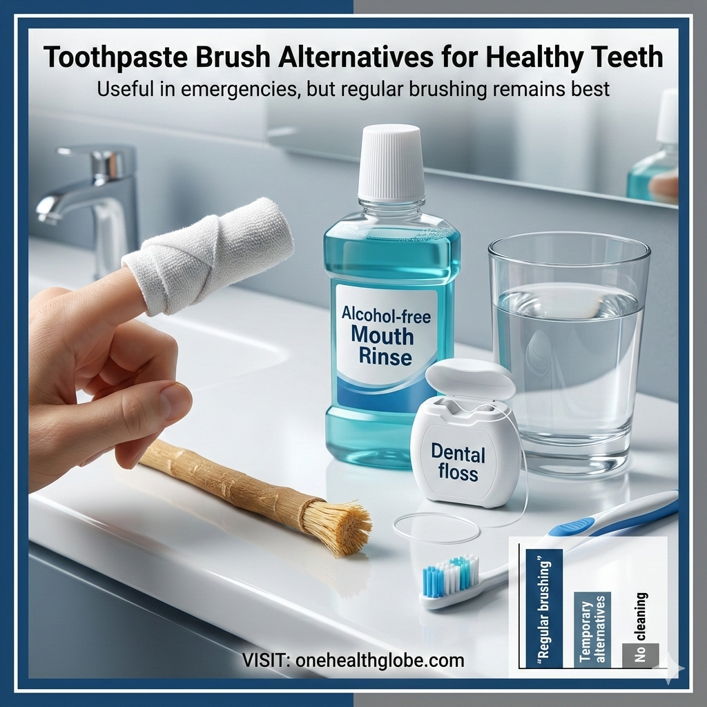toothpaste brush alternatives for healthy teeth at home
