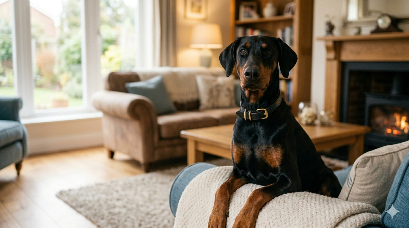 Doberman Pinscher temperament training and guard dog guide