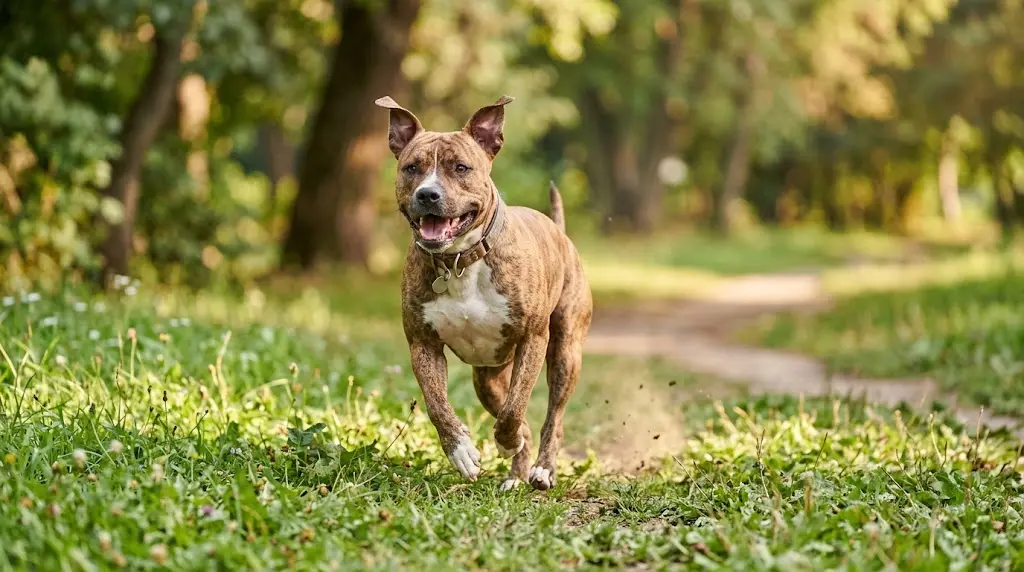 powerful dog breed american pitbull terrier