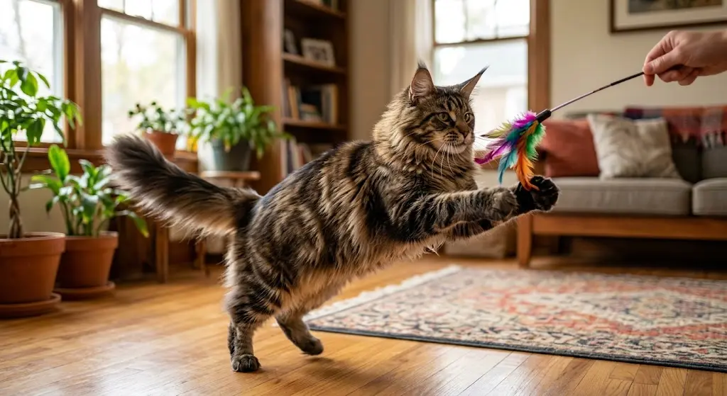 maine coon best family cat breed at home