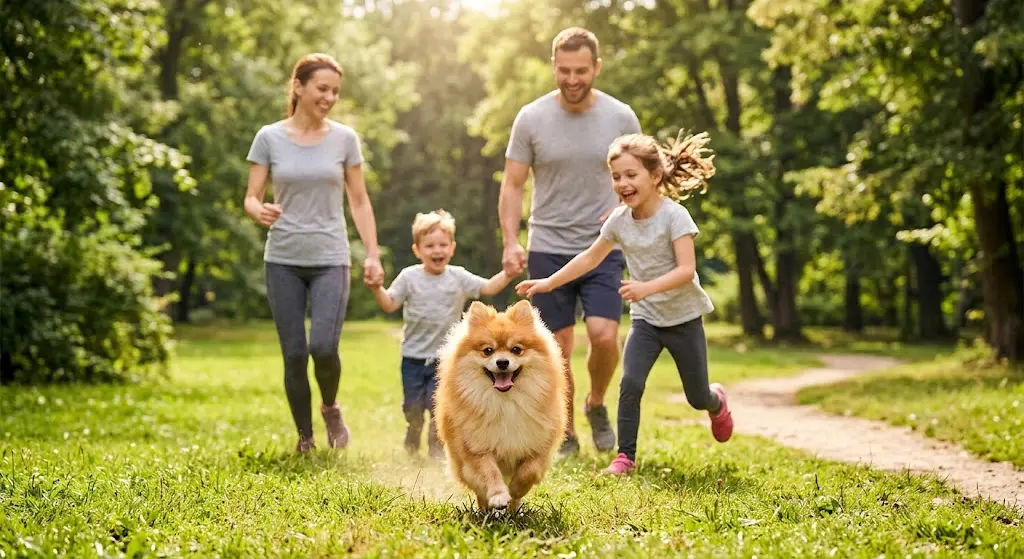 pomeranian dog breed best cute kids family dog small breed