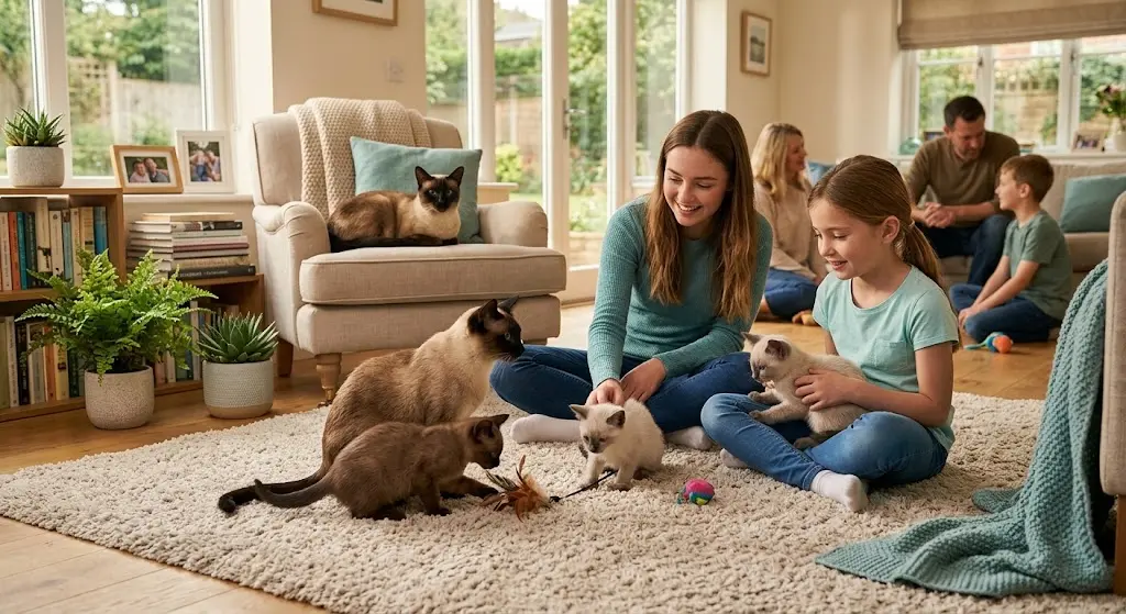 Siamese best family cat breed