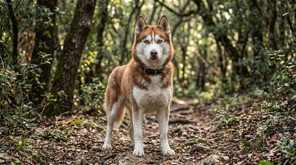 siberian husky powerful energetic dog