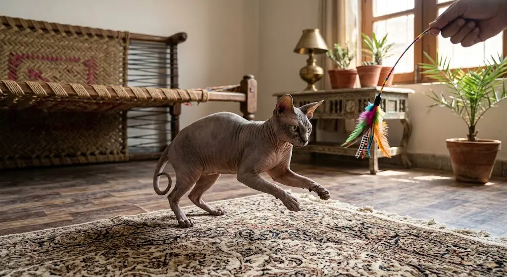sphynx cat breed family fit for kids