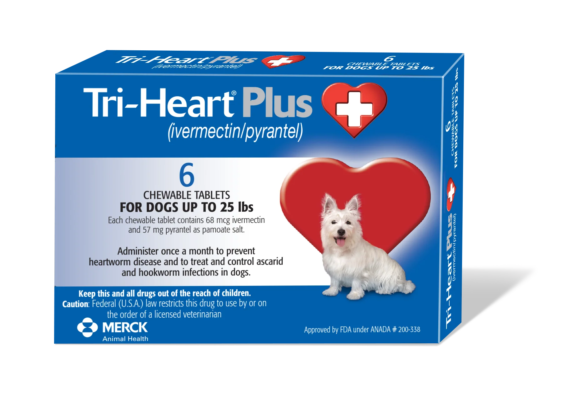 Dog cat pyrantel chew tablets