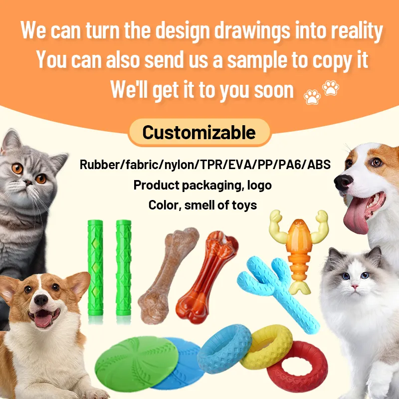 Durable rubber chew toys for aggressive chewers