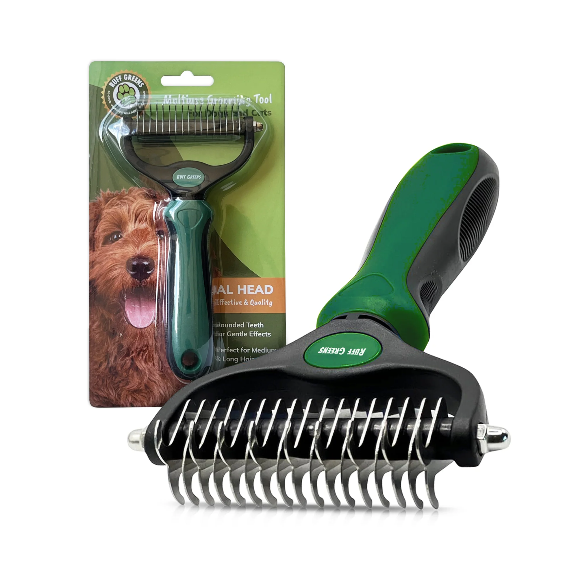Ruff Greens multipurpose grooming tool kit pets