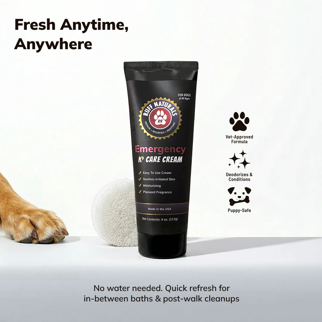Ruff Greens premium pet care skin cream healing