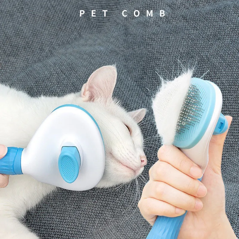Fine tooth anti static pet detangling comb