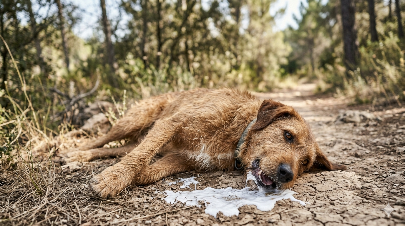 Dog showing paralysis and weakness possibly linked with rabies