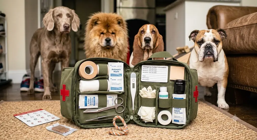 First Aid Kit checklist for pets care