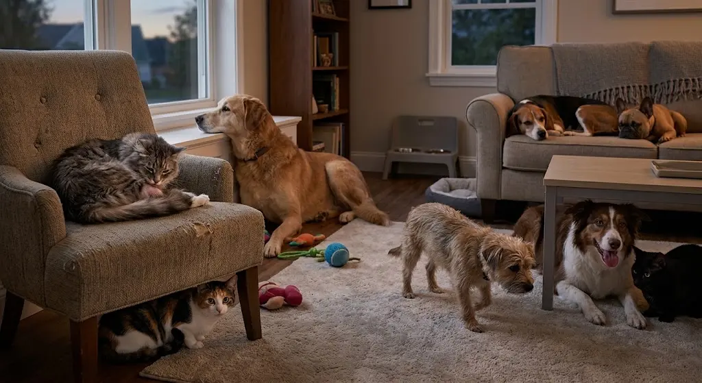 pet anxiety care and symptoms