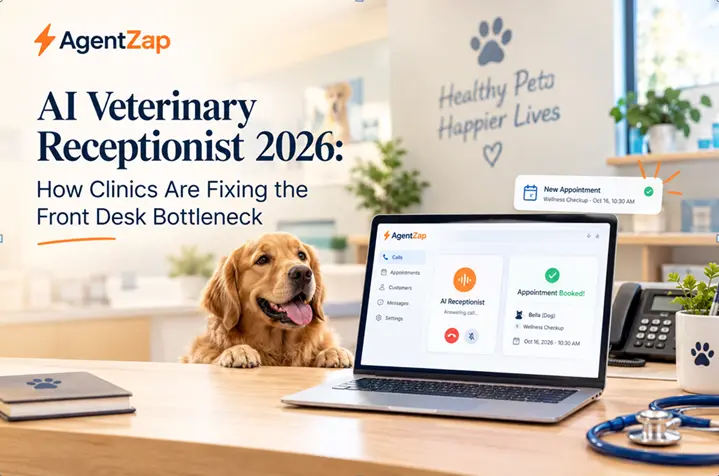 AI Veterinary Receptionist 2026: How Clinics Are Fixing the Front Desk Bottleneck